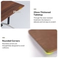 thumbnail image 6 of Folding Conference Room Tables, Mobile Training Table Modern Modular Flip Top Meeting Tables, Conference Room Table with Wheels for Home Office Classr (1915D 6Pack 47.2inch), 6 of 6