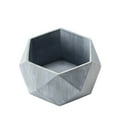 Efavormart 7" Small Gray Cement Succulent Planter Mini Modern Concrete ...