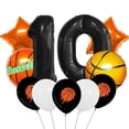 thumbnail image 1 of Globos de Fiesta ISTOVO Set de 11 Piezas Baloncesto para 10º Cumpleaños, 1 of 7