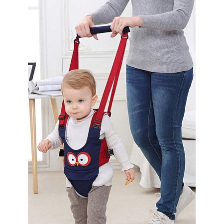 Baby Walking Harnesses Backpack, Safety Assistant Learning Walk Helper, Handheld Adjustable Wings Protective Belt
