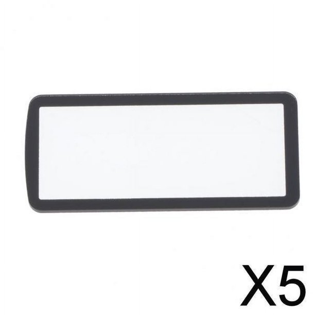 5xTop Cubierta de Cristal de Pantalla Exterior Pequeña para Cámara D750 5 piezas