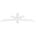 thumbnail image 2 of 84"W x 21"H x 4"D x 4"F, 6/12 Pitch, Davenport Architectural Grade PVC Gable Bracket, 2 of 8