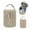 KHAKI, variant on Insulated Baby Bottle Bag, 5.5"×7.48" Breastmilk Cooler Bag with Food-Grade PEVA Lining, Waterproof 300D Polyester Milk Bottle Tote for Nursing Mom, Multi-Use Insulated Lunch Bag for Work/Picnic/Camp
