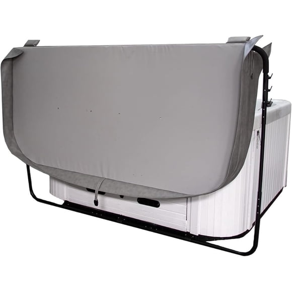 Classic Spa Cover Lifter, Powder Coated Aluminum with 3 Durable Plastic Mounts Hot Tub Lifter, Fits Square or Rectangle Hot Tubs up to 96"