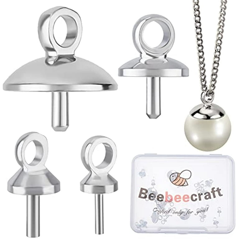 Sterling Silver (925) Pear Pinch Bails