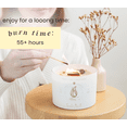 thumbnail image 5 of Aries, Leo, Sagittarius Gifts for Women - 12oz Wood Wick Candles that Crackle with Crystals and Healing Stones. Healing Crystal Candles for Women Home Scented. Soy Wax, for Zodiac Birthdate, 5 of 7