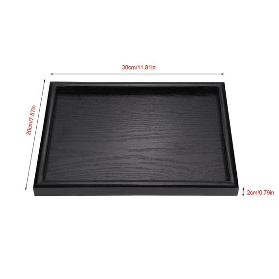 OTVIAP Rectangle Shape Solid Wood Tea Coffee Snack Food Meals Serving Tray Plate Restaurant Trays, Food Serving Tray, Tea Serving Tray
