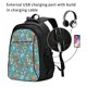 thumbnail image 2 of Balery Cute Conch Mochila con carga USB para hombre y mujer - Mochila impermeable y antirrobo para portátil con puerto USB para viajes, trabajo, estudios y universidad, 2 of 7