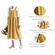 thumbnail image 3 of Delantal De Lino De Algodón, Delantal De Trabajo Elegante Para Mujer De Amplia Aplicación, Lavable, Hermoso Para Cafetería, 3 of 8