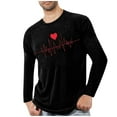 thumbnail image 2 of Ceisia Men Casual Fashion Print Round Neck Pullover Long Sleeve Sweatshirt Gift, 2 of 4
