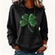 thumbnail image 1 of Uootdi Oversized St Patricks Day Hooded Sweatshirts for Women Irish Saint Pattys Shamrock Crewneck Long Sleeve Shirts Holiday Trendy Pullover Tops Gift, 1 of 6
