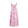 thumbnail image 5 of Byworldtasic Women's Plus Size Print Dresses V-Neck Summer Dresses Midi Long Loose Sundresses, 5 of 5
