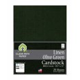 thumbnail image 1 of Linen Olive Green Cardstock - 8.5 x 11 inch - 80Lb Cover - 25 Sheets - Clear Path Paper, 1 of 9