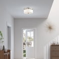 thumbnail image 2 of Livex Lighting Meridian Ceiling Mount in Brushed Nickel, 2 of 10