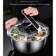 thumbnail image 3 of Escurridor de de material acero inoxidable, colador de secado capacidad, de verdura sistema de drenaje de tazón para perfecl Escurridor de ensalada, 3 of 8