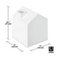 thumbnail image 2 of Umbra Casa Tissue Box Cover - Adorable House Shaped Square Tissue Box Holder For Bathroom, Bedroom Or Office, White, 2 of 3
