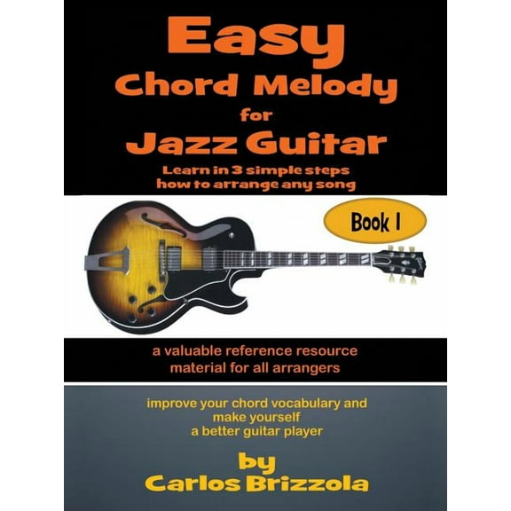 Easy Chord Melody for Jazz Guitar (Paperback)