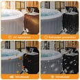 thumbnail image 4 of Hot Tub Spa Heater Pump Cover Protective Hot Tub Pump Cover Waterproof Hot Tub Insulated Pump Cover Dustproof Hot Tub Heater Pump Cover for Most Hot Tub Spa Heater Pumps All Weather Protection-black-, 4 of 8