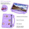 thumbnail image 4 of Allytech Kids Case for Samsung Galaxy Tab S9 FE+ Plus/S9+/S8+/S7 FE/S7+ SM-X810 X800 X730 T970 X610, Cute Design EVA Bumper Handle Stand Shockproof Lightweight Tablet Case for Girls Boys,Purple, 4 of 8