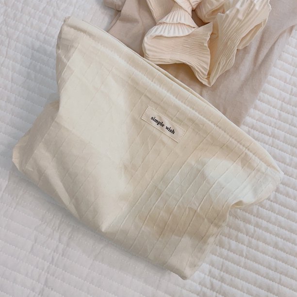 Bolsa de maquillaje para mujer, bolsa de maquillaje ligera, bolsa de almacenamiento con cremallera para artículos de tocador