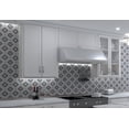 thumbnail image 5 of Bliss Lucia Gray 8-in. Encaustic Spanish/Moroccan Patterned Glazed Porcelain Wall & Floor Tile, 5 of 8