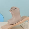 thumbnail image 6 of Zanarzt Rain Boots for Toddler Boys Girls' Mid Calf Round Toe Rain Boots for Toddlers and Children Coffee,US 8.5, 6 of 6