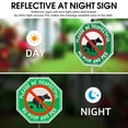thumbnail image 6 of Faittoo No Peeing No Pooping Dog Sign with 42" Stake for yard, 10"x10" Rust Free Heavy Reflective Aluminum, 6 of 7