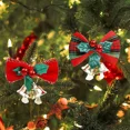 thumbnail image 5 of 1-12PCS Christmas Bows with Bells Mini Christmas Bowknot DIY Craft Gift Ornaments Xmas Tree Hanging Decor New Year Home Decor, 5 of 5
