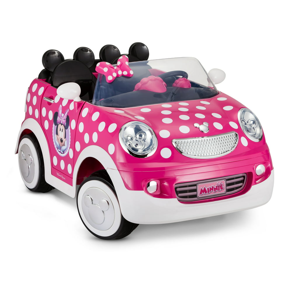 Disney Minnie Mouse Hot Rod Coupe Ride-On Toy by Kid Trax, 12 Volt ...