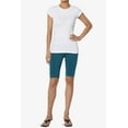 thumbnail image 6 of Women's Basic Stretch Cotton Span High Waist Above Knee Bermuda Short Leggings, 6 of 7
