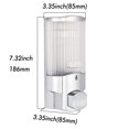 thumbnail image 2 of Dispensador montado de 350ml XCF para Baño ducha jabón líquido Champú Gel plata, 2 of 4