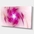 thumbnail image 2 of Réaction Nucléaire Fractale Violette - Impression d'Art Floral sur Toile, 2 of 3
