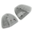 thumbnail image 4 of 2 luces LED de señal de giro para espejo lateral izquierda derecha 68302828AA 68302829AA reemplazo para camioneta Dodge Ram 1500 2011-17 blanco transparente, 4 of 12