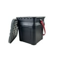 Hyper Tough 5 Gallon Heavy Duty Plastic Material Bucket Tote, Black