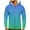#10 Blue, variant on Zip Up Hoodies for Men Gradient Printed Sweatshirts Fleece Lined Hoodie Spring Fall Long Sleeve Tops Casual Hooded Pullover with Pockets Drawstring Hoody Outwear for Sports Running