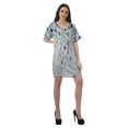 thumbnail image 3 of Moomaya Robes d'Anniversaire Femmes Robe de Travail Imprimée Femmes Bureau Robes à Col en V, 3 of 6