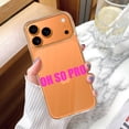 thumbnail image 2 of Case For Apple iPhone Air / 17 Pro / 17 Pro Max Series Case, Slim Thin Transparent Flexible Clear TPU Shockproof Phone Case For iPhone 17 Series, oh so pro, 2 of 6