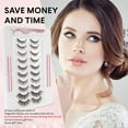 thumbnail image 6 of SHCKE Magnetic Lashes Kit Natural Look Waterproof Magnetic Eyelashes Set Reusable Magnetic Eyelashes - No Glue Needed (10 Pairs), 6 of 6