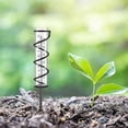 thumbnail image 4 of 26-27 Glass Rain Gauge Spiral Rain Gauge Metal Frame Glass Rain Gauge Measuring Cup Iron Findings Glass Tube Rain Gauge Decor for Garden Lawn Backyard, 4 of 4