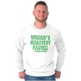 thumbnail image 5 of Worlds Greatest Farter I Mean Father Men's Long Sleeve Tee T Shirt Brisco Brands S, 5 of 6