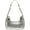 10 pieces(Silver), variant on Vintage Crescent Bag Silver Tote Purse for Women Y2k Tote Bag Shiny Leather Shoulder Bag Clutch Zipper Hobo Evening Bag