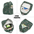 thumbnail image 5 of FORMRS Mini Backpack Purse for Women Travel Daypack Casual Shoulder Bag, Red Christmas Trees, 5 of 7