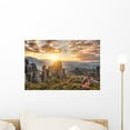 thumbnail image 1 of Panorama Meteora Valley Greece Wall Mural Decal Sticker, Wallmonkeys Peel & Stick Vinyl Graphic (18 in W x 12 in H), 1 of 4