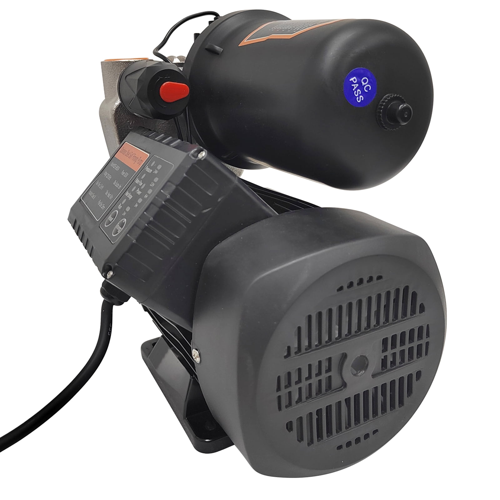 Self Priming Water Pressure Booster Pump Automatic Hot Cold Water Pressurization Pump with Intelligent Control 220V 3.0m³/h Max