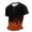 1#Orange, variant on IAJDKMEK Halloween Men's Short Sleeve Polo Shirt - Collared Knit Shirt Breathable Summer Shirt for Holiday Wear, Daily, Golf Shirt & Costume,Black L