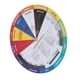thumbnail image 4 of Rueda De Mezcla De Colores, Rotación Libre Tabla De Ruedas De Colores De 13 Cm De Diámetro Resistencia A La Humedad Para Diseñadores De Paisajes ANGGREK Otros, 4 of 8