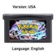 thumbnail image 3 of 32 Bit Video Games Cartridge GBA Game Console Card Dark Violet Gaia Nameless Amalga Magenta PokeDuel Vega for Fans Gift, 3 of 5