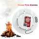 thumbnail image 1 of Detector Incendios Alarma Protección Contra Humo 1/2 Piezas Con Baterías, 1 of 9