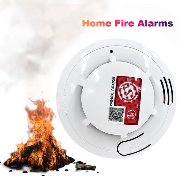 Detector Incendios Alarma Protección Contra Humo 1/2 Piezas Con Baterías