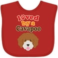 thumbnail image 3 of Inktastic Cavapoo Dog Quote Boys or Girls Baby Bib, 3 of 4